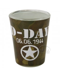 Verre à liqueur D-Day camouflé