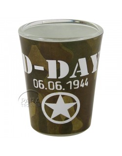 Verre à liqueur D-Day camouflé