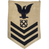 Insignia, Botswain's Mate 1st Class Petty Officer, US Navy, White