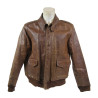 Blouson de vol, Type A-2, T/Sgt. Stanley Sadloski, mitrailleur, B-24, 9th BS, 7th BG, 10th Air Force, USAAF, CBI, blessé Blouson de vol, Type A-2, T/Sgt. Stanley Sadloski, mitrailleur, B-24, 9th BS, 7th BG, 10th Air Force, USAAF, CBI, blessé