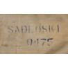 Blouson de vol, Type A-2, T/Sgt. Stanley Sadloski, mitrailleur, B-24, 9th BS, 7th BG, 10th Air Force, USAAF, CBI, blessé Blouson de vol, Type A-2, T/Sgt. Stanley Sadloski, mitrailleur, B-24, 9th BS, 7th BG, 10th Air Force, USAAF, CBI, blessé
