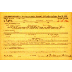 Dog Tags, T/5 Frank Pollard, 197th Coast Artillery Regiment (Anti-Aircraft) PTO