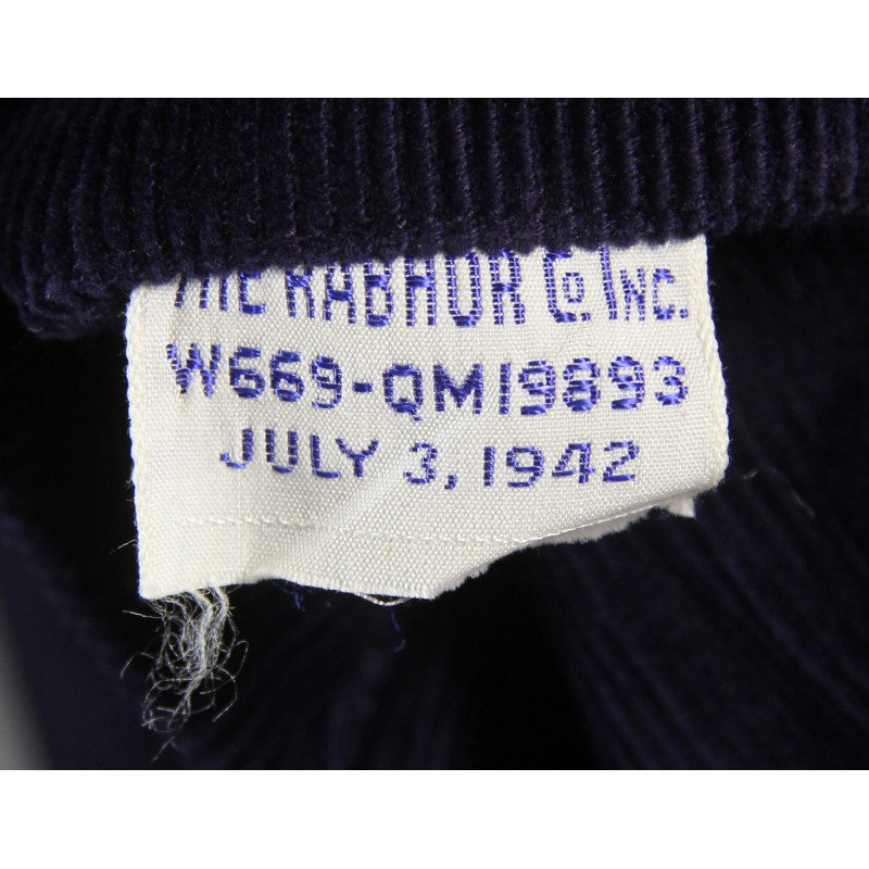 Peignoir d'hôpital MD USA, US Army Medical Department, THE RABHOR Co., Inc. 1942