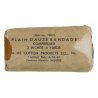 Bandage, Plain Gauze, Compressed, Item No. 92010, Acme Cotton Products Co., Inc., 1941