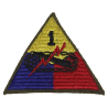Insigne, 1st Armored Division US, MTO, Laine