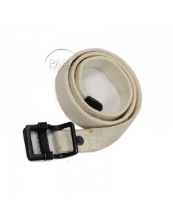 Sangle de jambe, parachutiste US, 60cm, blanche, Made in USA
