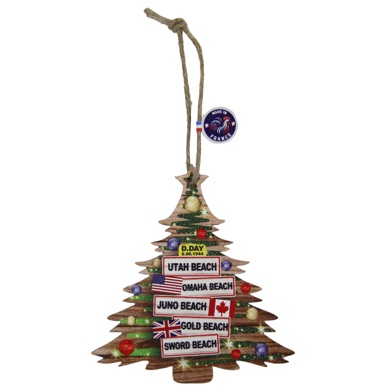 Suspension de Noël, Panneaux Plages du Débarquement