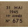 Magazine, Le Soir illustré, 31 mai 1945