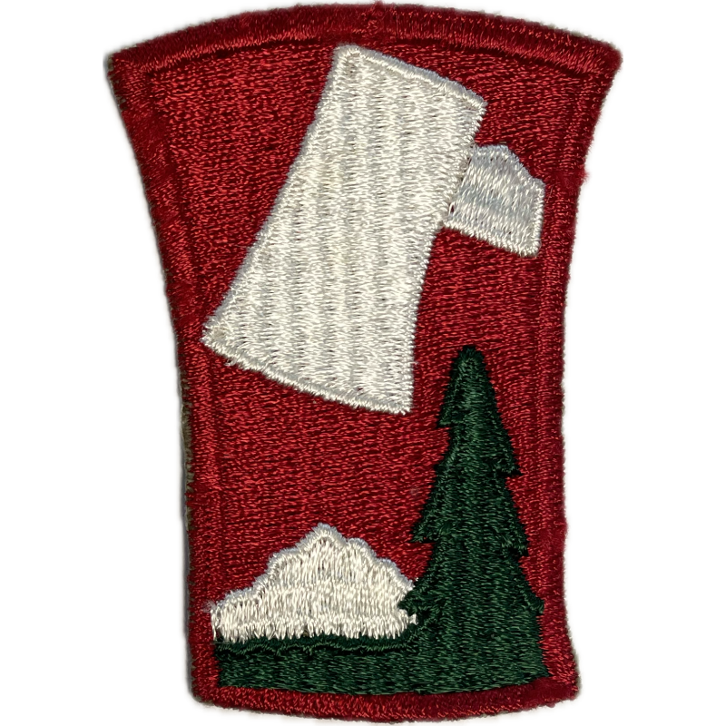 Patch, 70th Infantry Division, GEMSCO cornrow weave pattern Patch, 70th Infantry Division, GEMSCO cornrow weave pattern