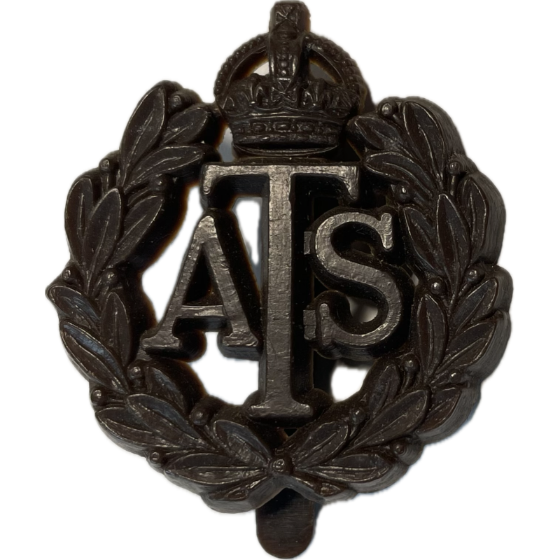 Cap Badge, Auxiliary Territorial Service Corps, ATS, Plastic, Economy Issue
