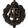 Cap badge, Auxiliary Territorial Service Corps, ATS, plastique, (Economy Issue)