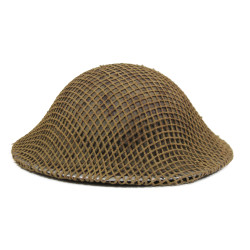Helmet, Mk II, BMB, British, 1943, with Camouflage Net