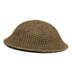 Helmet, Mk II, BMB, British, 1943, with Camouflage Net