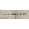 Map, British, MONS-LUXEMBOURG, Battle of the Bulge, 1942