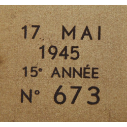 Magazine, Le Soir illustré, 17 mai 1945