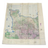 Carte britannique, CHERBOURG & CAEN, Normandie, 1943
