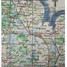 Carte britannique, CHERBOURG & CAEN, Normandie, 1943
