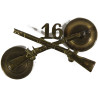 Insigne de col officier, 16th Inf. Regt., 1st Infantry Division, à écrou