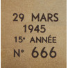 Magazine, Le Soir illustré, 29 mars 1945