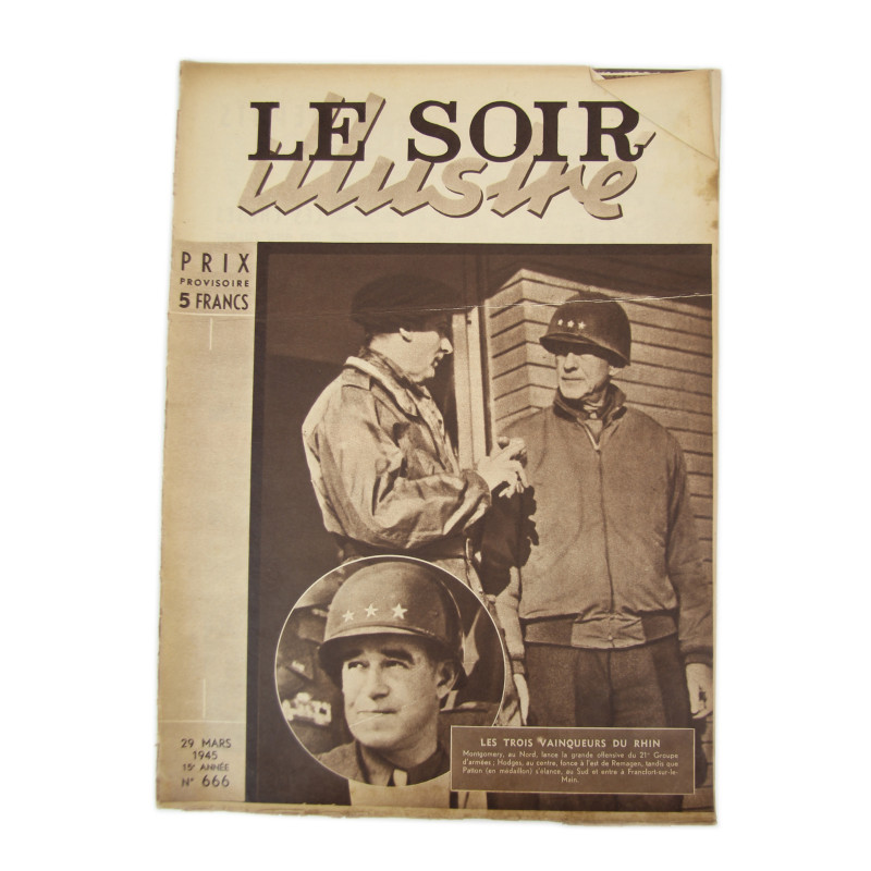 Magazine, Belgian, Le Soir illustré, March 29, 1945