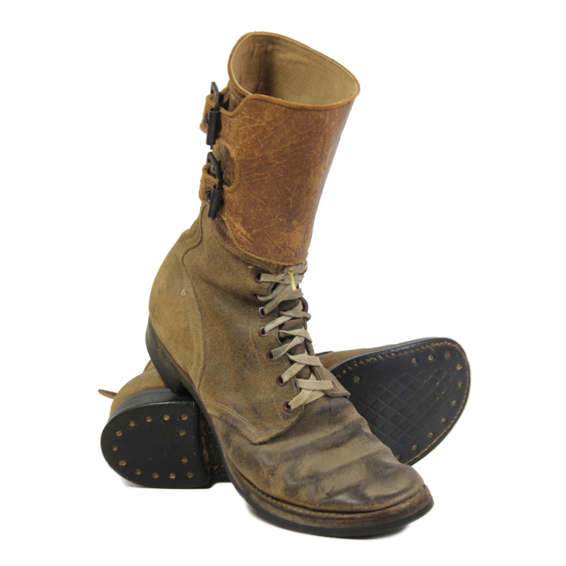 Boots, Service, Combat (Buckle Boots), Size 9 ½ C Boots, Service, Combat (Buckle Boots), Size 9 ½ C