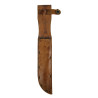 Couteau de combat, MK 2, KA-BAR, OLEAN, N.Y., avec fourreau en cuir, BOYT -43-, Pvt. Robert Hoem