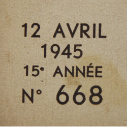 Magazine, Le Soir illustré, 12 avril 1945
