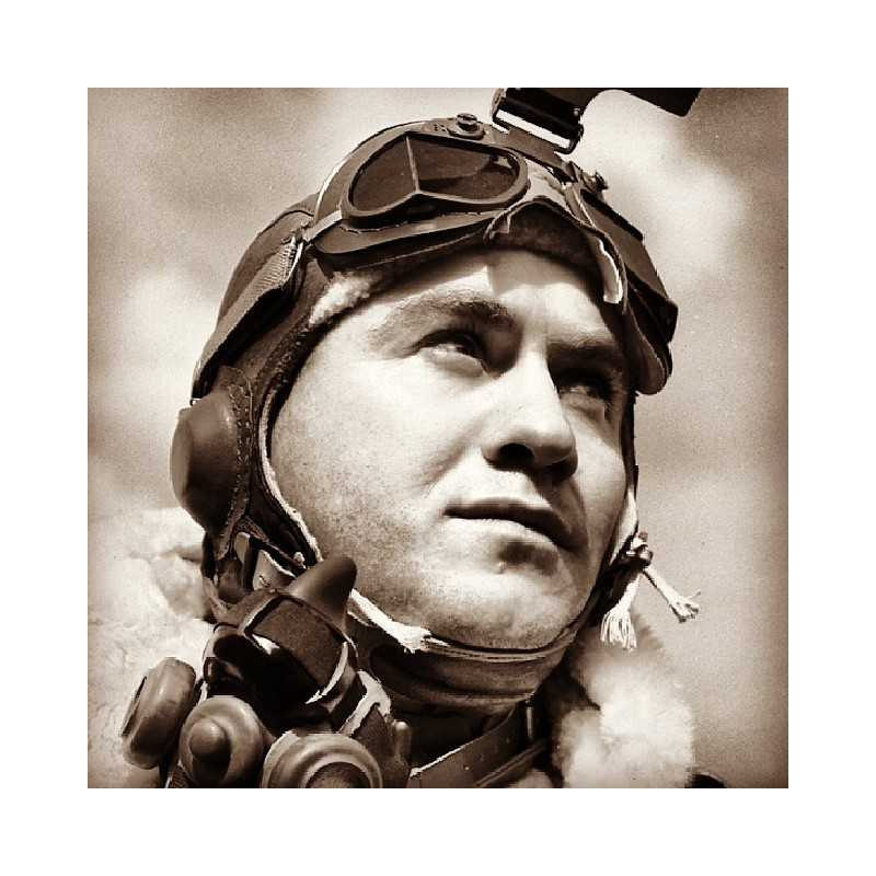 Mentonnière en cuir, bonnet de vol B-5, USAAF