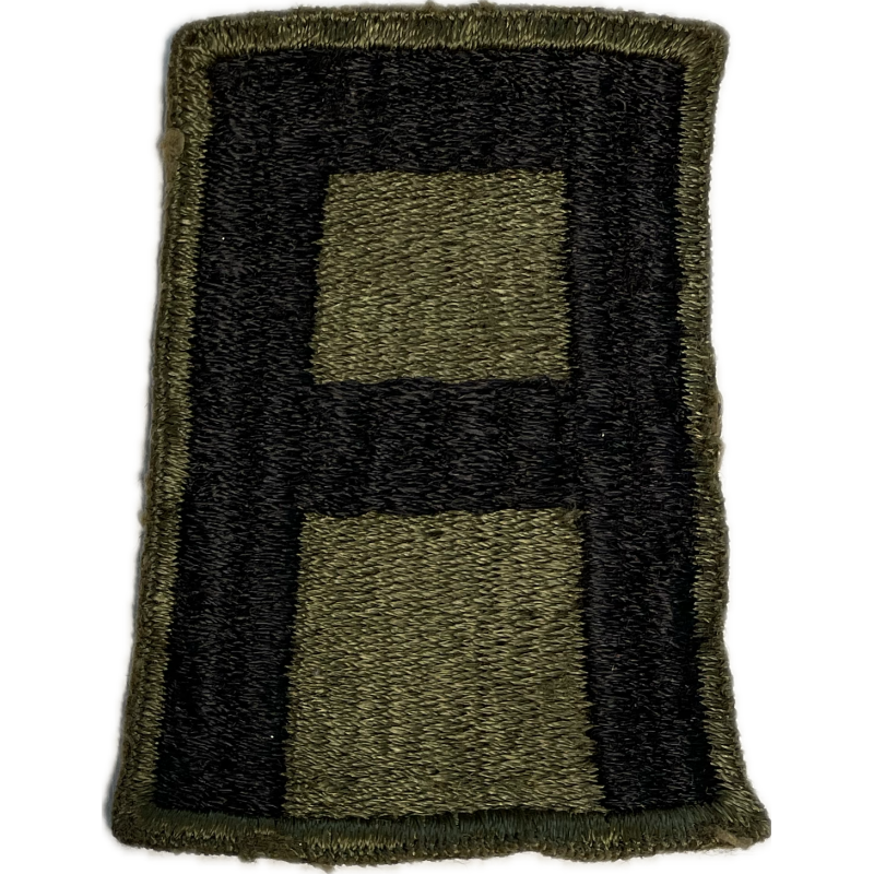 Insigne, First Army, dos vert, 1943 Insigne, First Army, dos vert, 1943