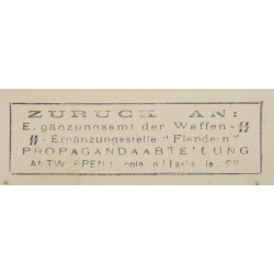 Photographie de presse, Légion „Flandern“, Ersatzkommando Flandern u. Wallonien d. Waffen-ᛋᛋ