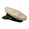 Casquette officier supérieur, US Navy, blanche, B. PASQUALE CO., Cpt. Robert Kinneman, Medical Department