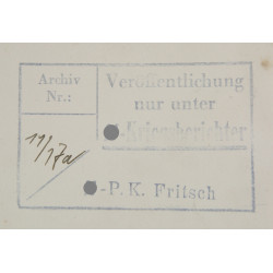 Photographie de presse, Légion „Flandern“, Ersatzkommando Flandern u. Wallonien d. Waffen-ᛋᛋ, front de l'Est