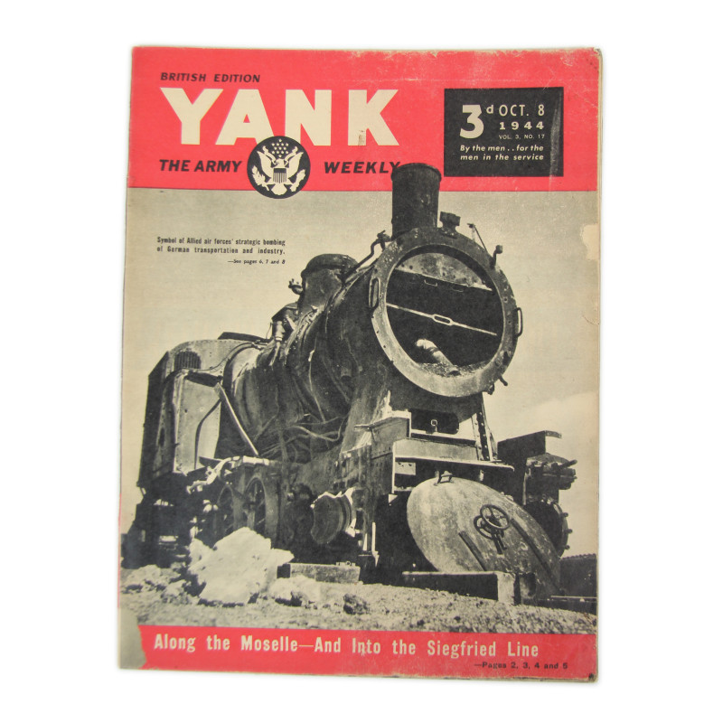 Magazine, YANK, 8 octobre 1944, British Edition Magazine, YANK, 8 octobre 1944, British Edition