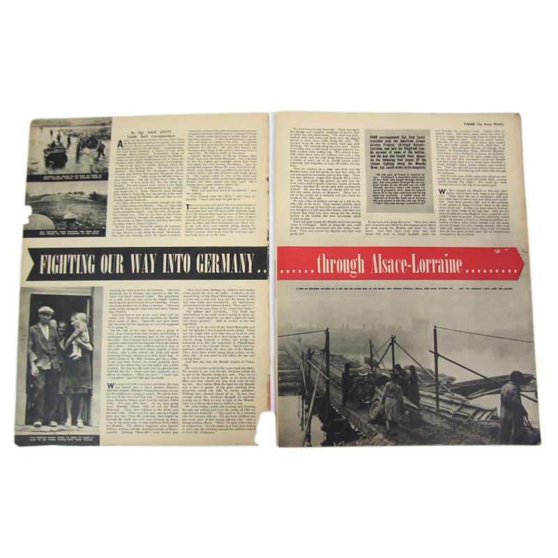Magazine, YANK, 8 octobre 1944, British Edition