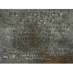 Boîte de ration de survie britannique, Emergency Ration, pleine