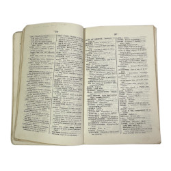 Manual, Technical, TM 30-253, Military Dictionary, English-French - French-English, 1943