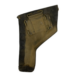 Holster, Web, Revolver, Canadian, Z.L.&T. Ltd. 1941, Painted Black