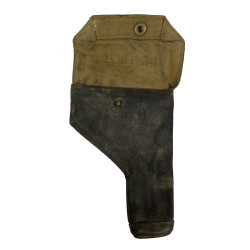 Holster, Web, Revolver, Canadian, Z.L.&T. Ltd. 1941, Painted Black