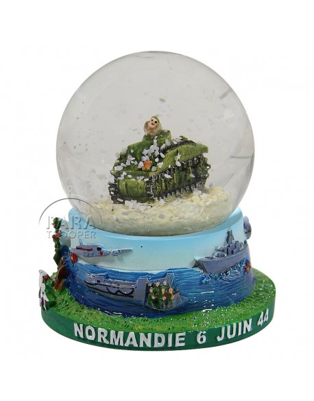 Snow globe, jeep, small