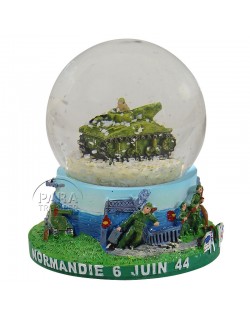 Snow globe, jeep, small