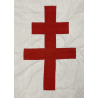 Flag, Free French, FFL, Lorraine Cross, 3' x 5'