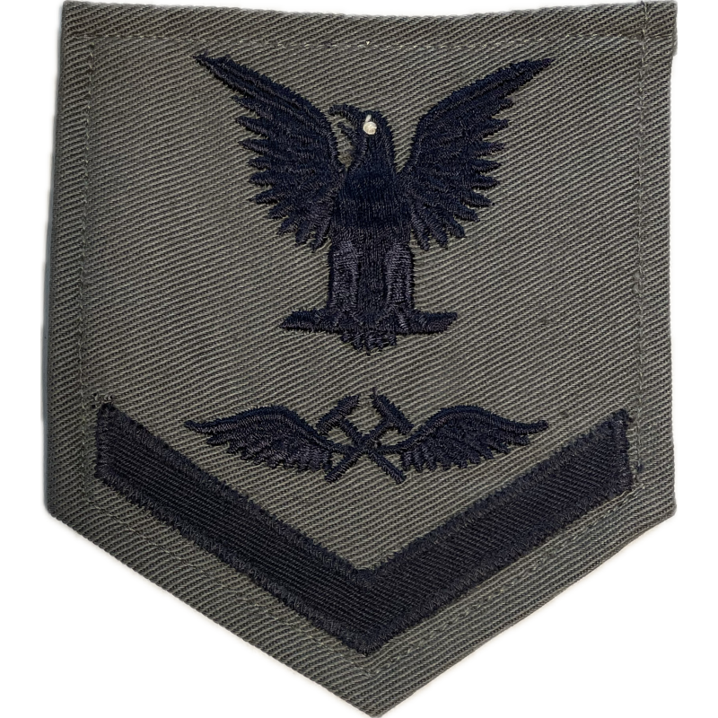 Insignia, Aviation Metalsmith 3rd Class Petty Officer, US Navy, Gray