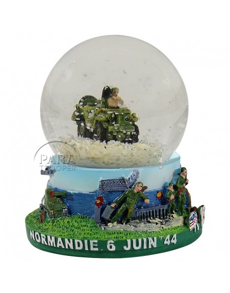 Snow globe, jeep, small