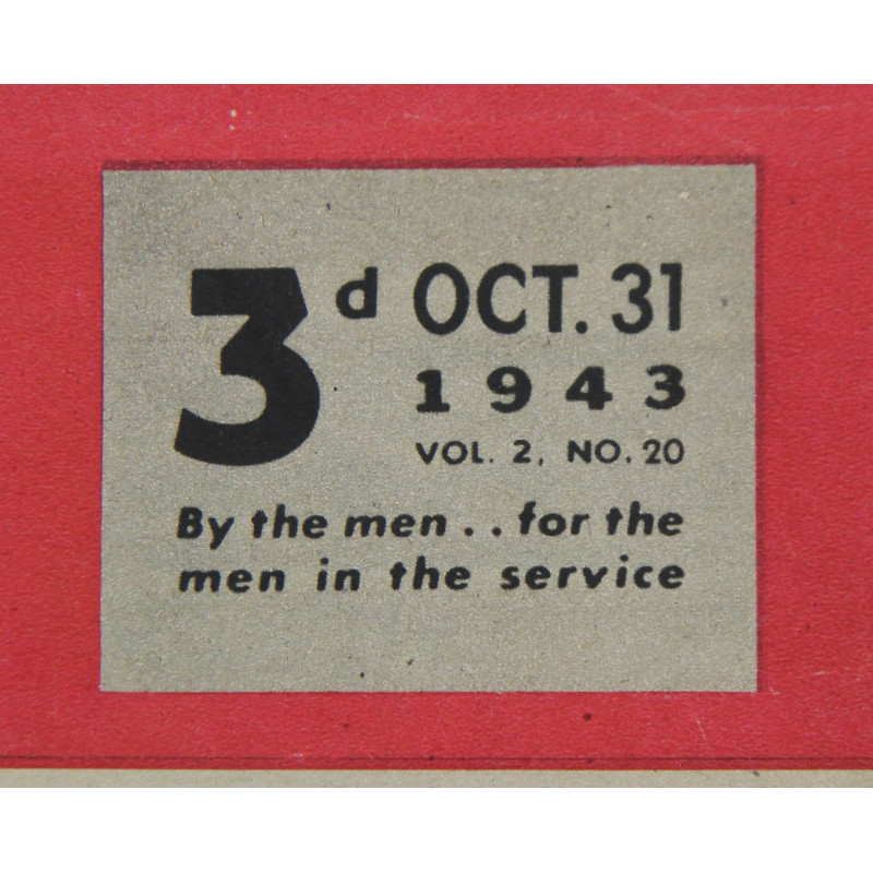 Magazine YANK, 31 octobre 1943, British Edition