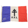 Flag, French Forces of the Interior, F.F.I., 2' x 3,2'