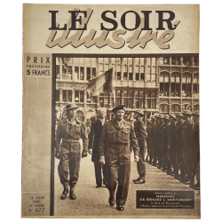 Magazine, Belgian, Le Soir illustré, June 14, 1945