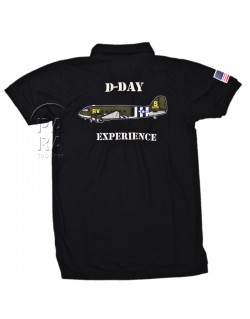 Polo, black, 101st Airborne, D-Day Experience