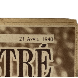 Magazine, Le patriote illustré, 21 avril 1940