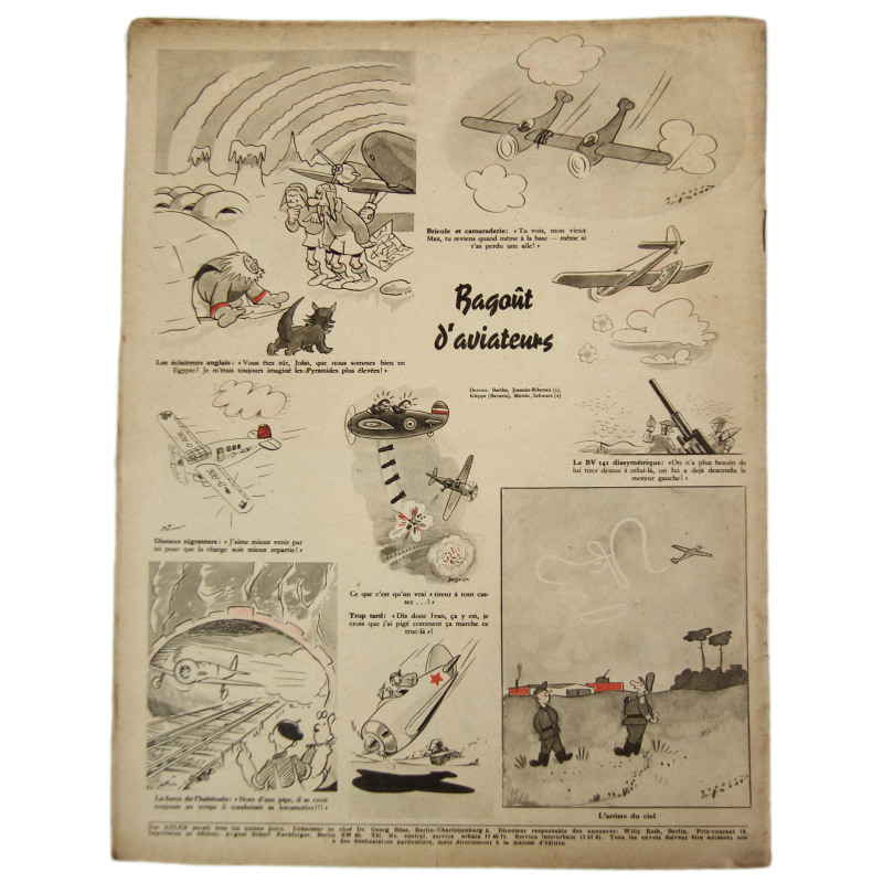 Magazine, Der Adler, 17 novembre 1942, édition française