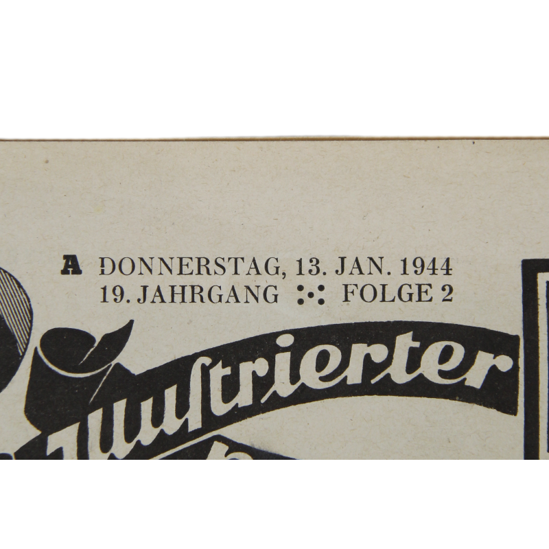 Magazine, Illustrierter Beobachter, 13 janvier 1944
